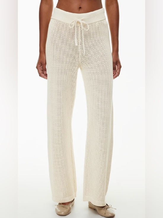 TNA Pants - TNA Feliz Pant Mid-rise wide-leg knit pants